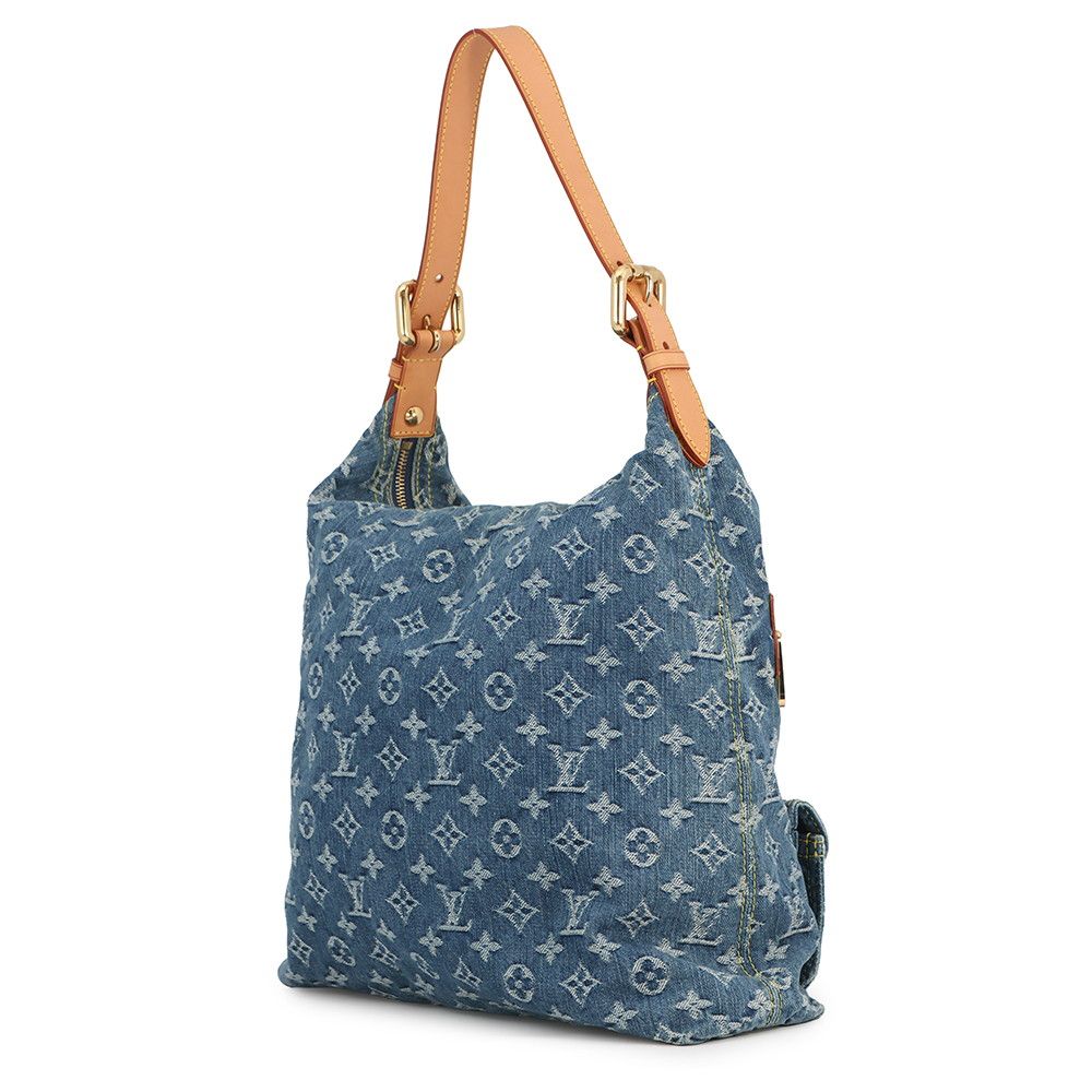 Louis Vuitton Shoulder Bag Monogram Denim Baggy GM 2-Way — view 2
