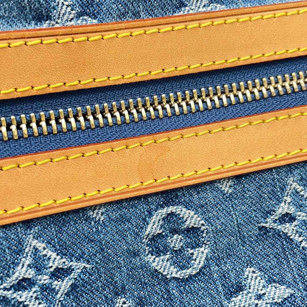 Louis Vuitton Shoulder Bag Monogram Denim Baggy GM 2-Way — view 8