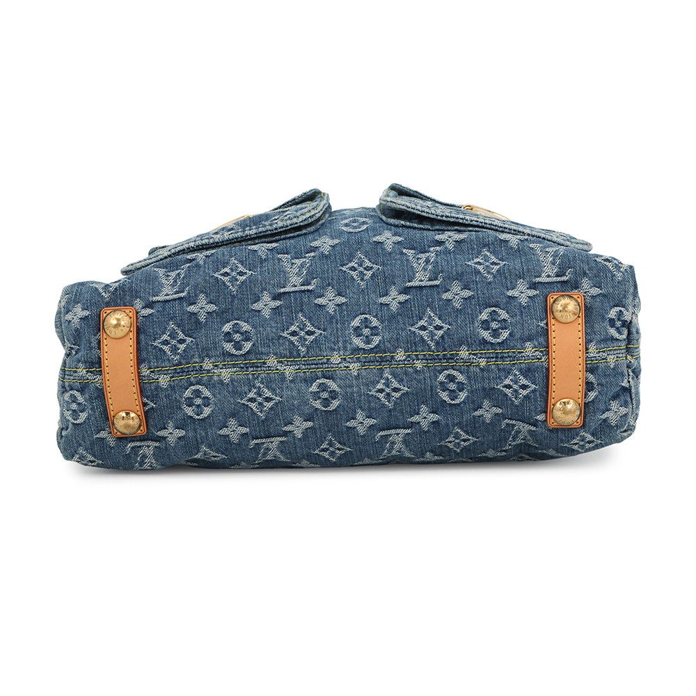 Louis Vuitton Shoulder Bag Monogram Denim Baggy GM 2-Way — view 3
