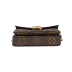 Louis Vuitton Chain Shoulder Bag Monogram Micro Metis 2-Way Pouch — view 3