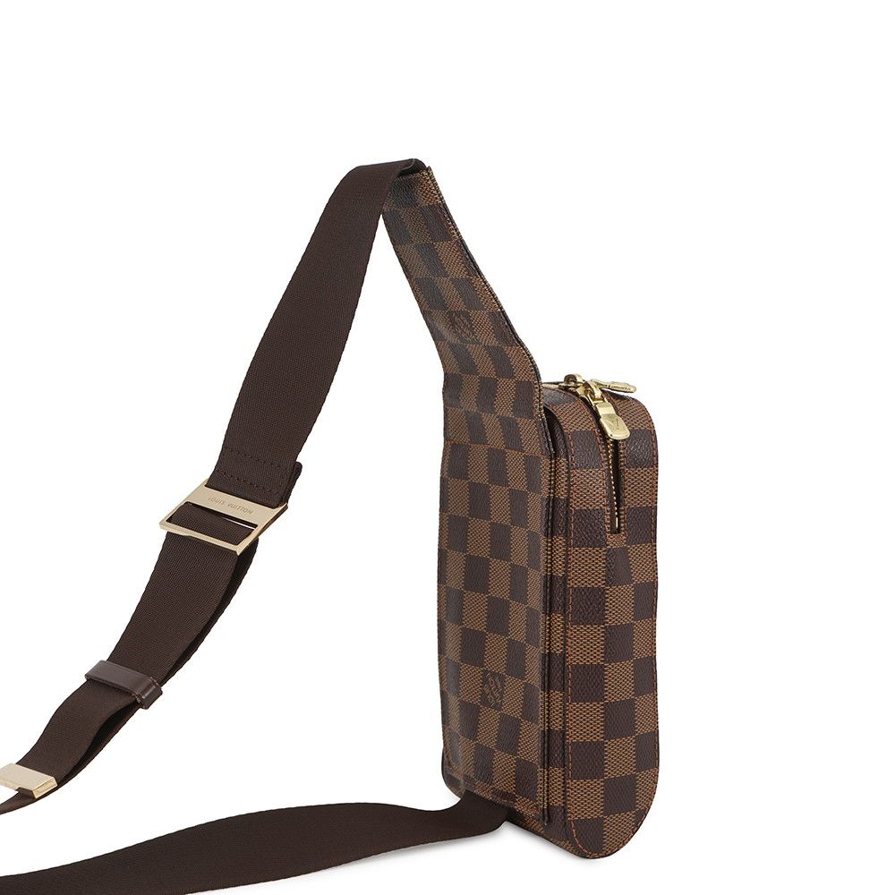 Louis Vuitton Belt Bag Damier Ebene Geronimos Waist Pouch — view 3