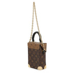 Louis Vuitton Monogram Reverse Camera Box 2-Way Chain Shoulder Bag Black — view 2