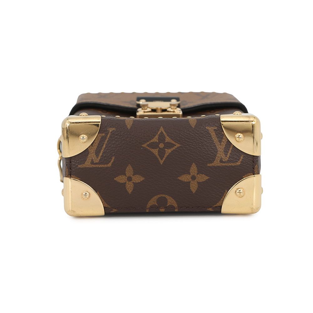 Louis Vuitton Monogram Reverse Camera Box 2-Way Chain Shoulder Bag Black — view 3