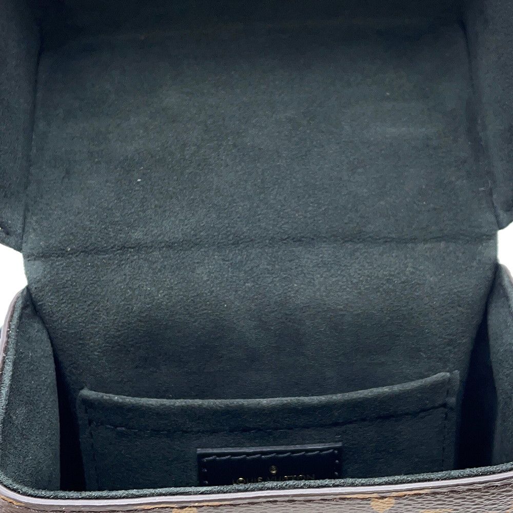 Louis Vuitton Monogram Reverse Camera Box 2-Way Chain Shoulder Bag Black — view 7