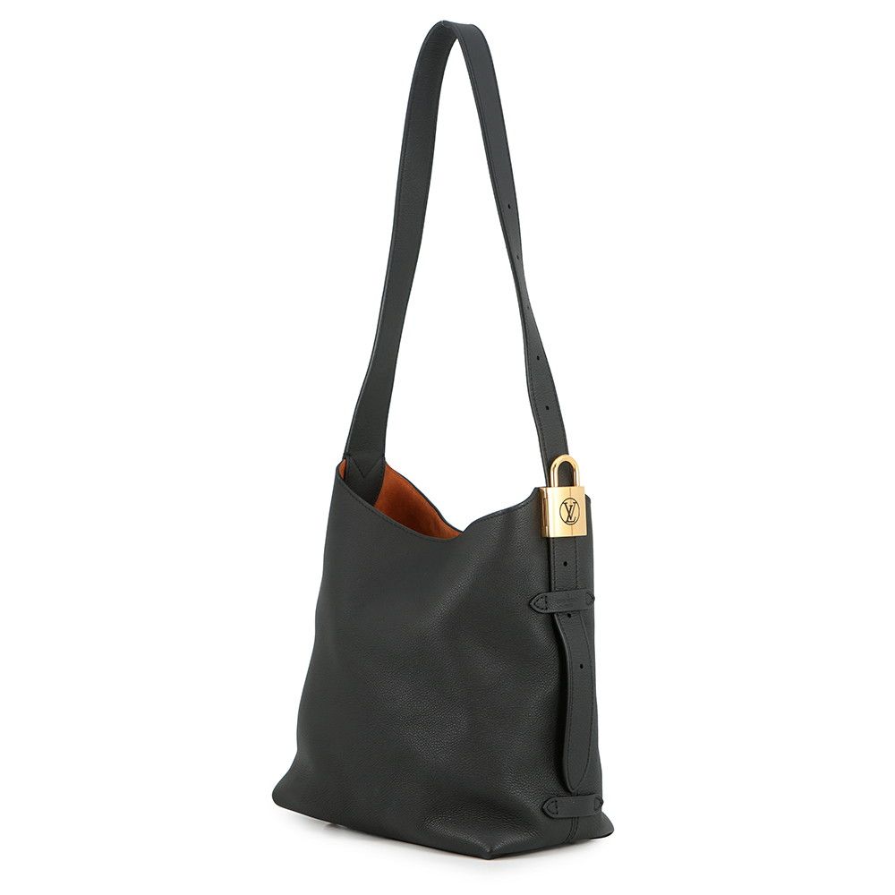 Louis Vuitton Shoulder Bag Calf Leather Low Key Hobo PM Black — view 2