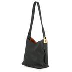 Louis Vuitton Shoulder Bag Calf Leather Low Key Hobo PM Black — view 2