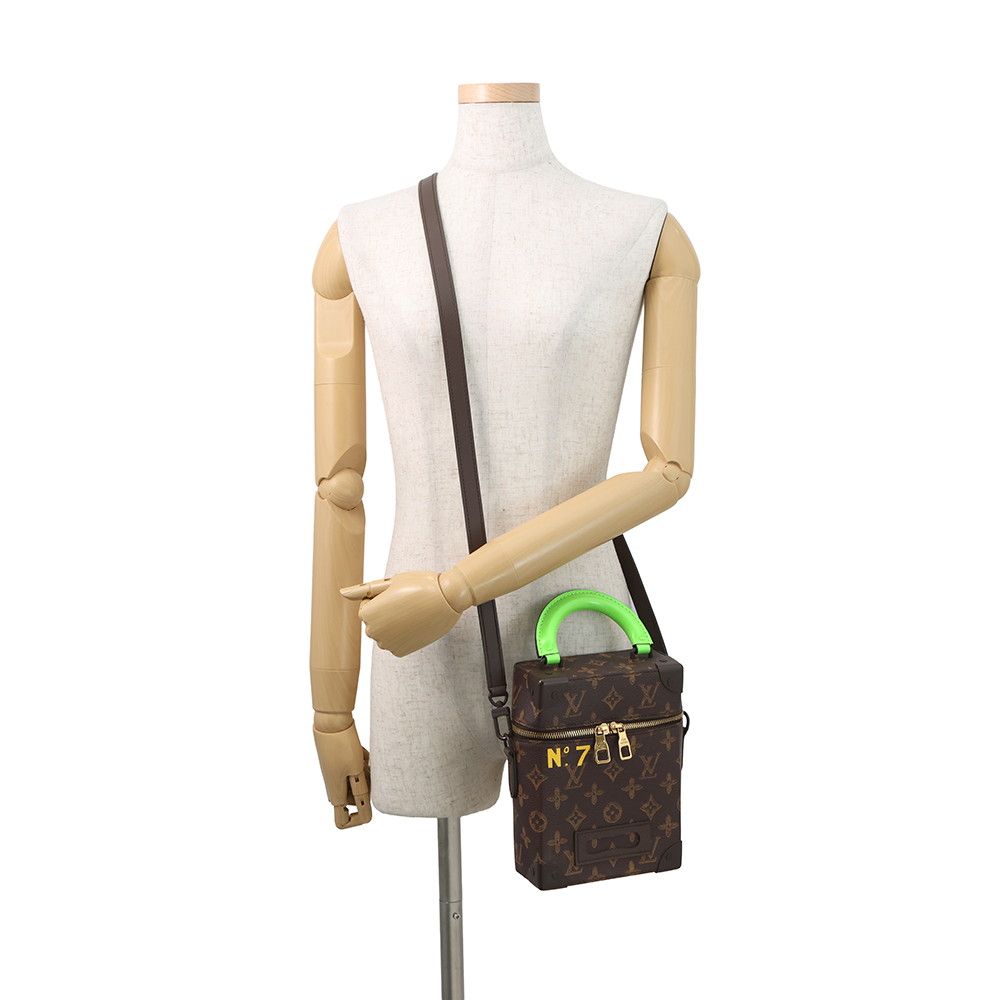 Louis Vuitton Monogram Vertical Box Trunk 2-Way Shoulder Bag Virgil Avro — view 4