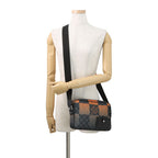 Louis Vuitton Shoulder Bag Damier Graphite Giant Alpha Black — view 4
