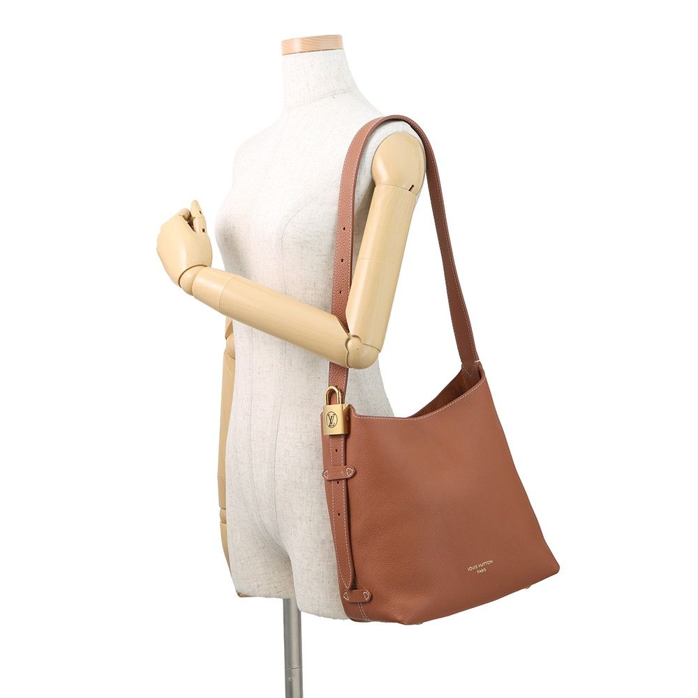 Louis Vuitton Shoulder Bag Calf Leather Low Key Hobo PM — view 4