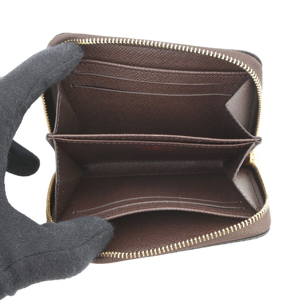Louis Vuitton Coin Case Damier Ebene Zippy Purse Wallet — view 4