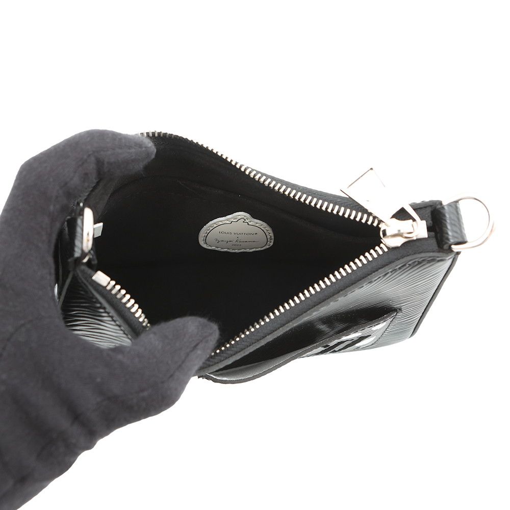 Louis Vuitton Epi LV YK Marelli 2-Way Shoulder Bag Black White — view 6