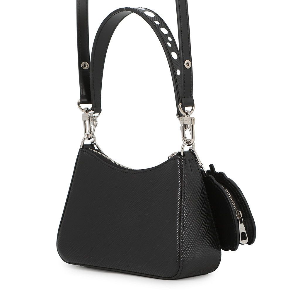 Louis Vuitton Epi LV YK Marelli 2-Way Shoulder Bag Black White — view 2