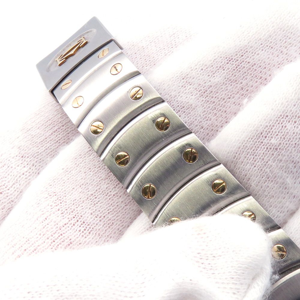 Cartier Santos Ronde MM Watch Ivory Dial — view 4
