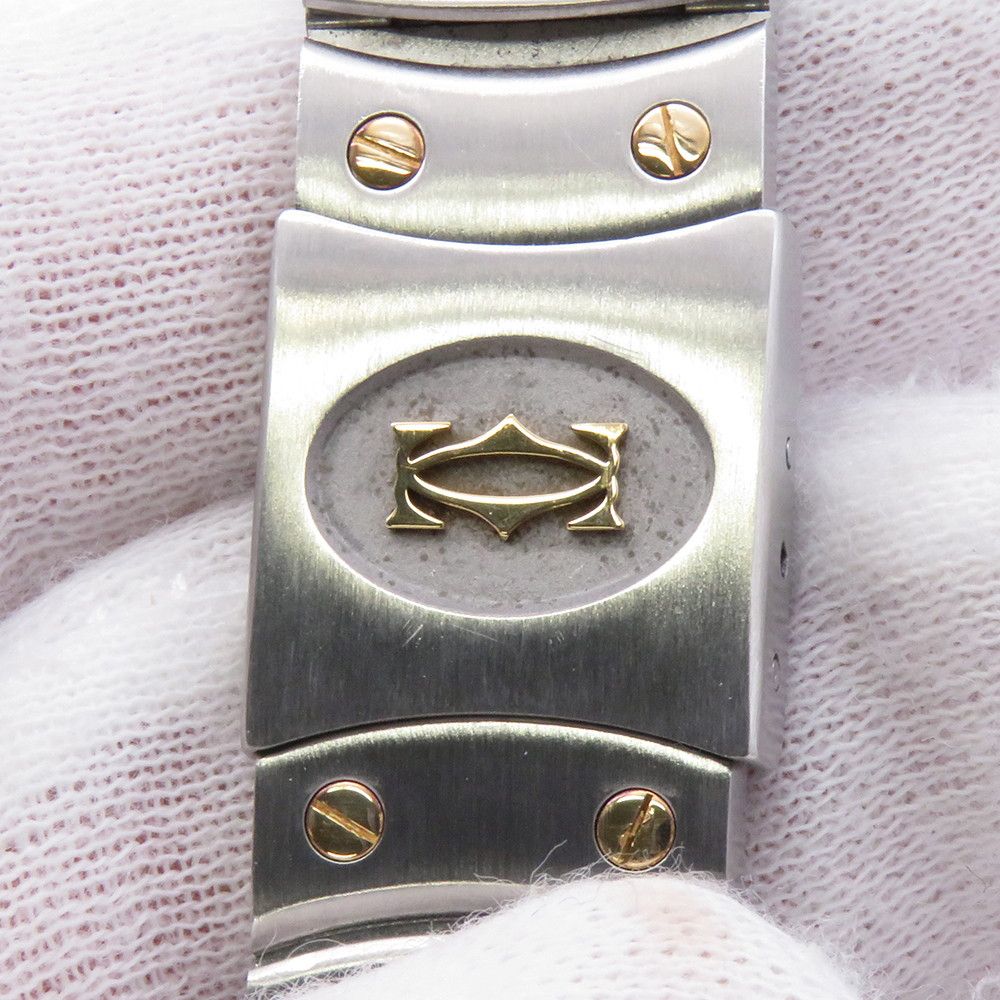 Cartier Santos Ronde MM Watch Ivory Dial — view 8