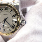 Cartier Santos Ronde MM Watch Ivory Dial — view 6