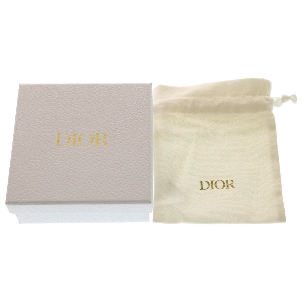 Dior Lady Cannage Card Case Business Holder Black Leather Gold — view 6