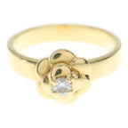 Chanel Camellia Diamond Ring Yellow Gold — view 5