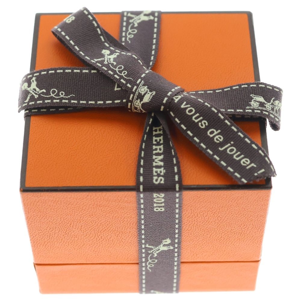 Hermes Chaine D'ancre Double Finger Ring Silver 51 — view 7