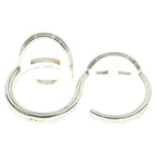 Hermes Chaine D'ancre Double Finger Ring Silver 51 — view 2