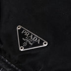 Prada Backpack Re-Nylon Black Nylon Saffiano Leather — view 8