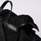 Prada Backpack Re-Nylon Black Nylon Saffiano Leather — view 5