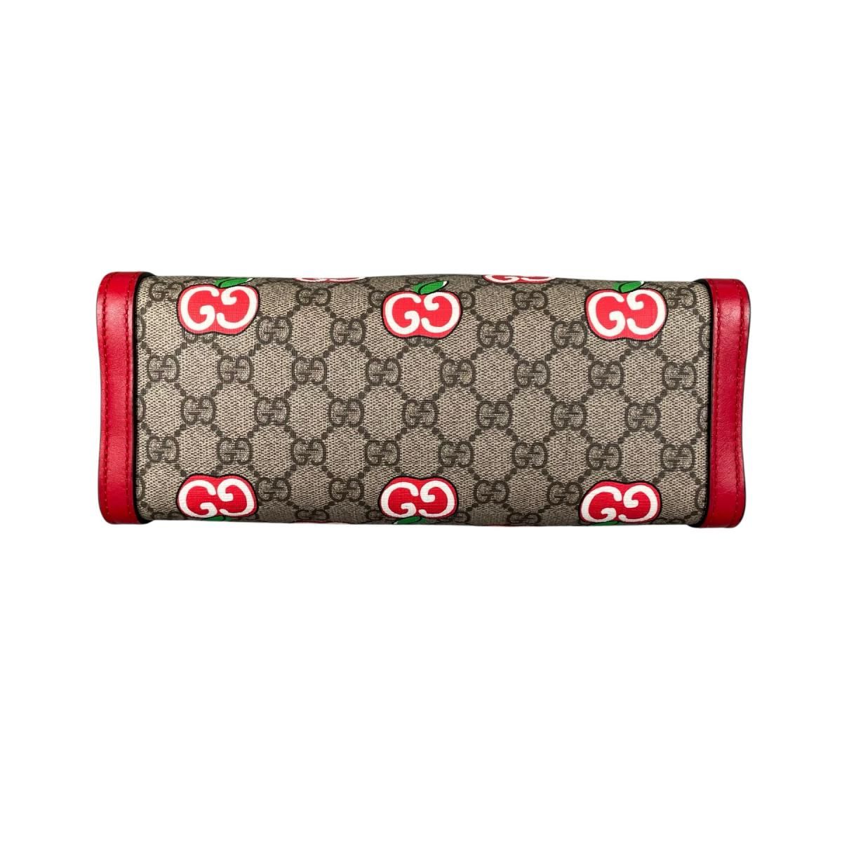 Gucci GG Apple Shoulder Bag Padlock Bag Beige Red Multicolor — view 4