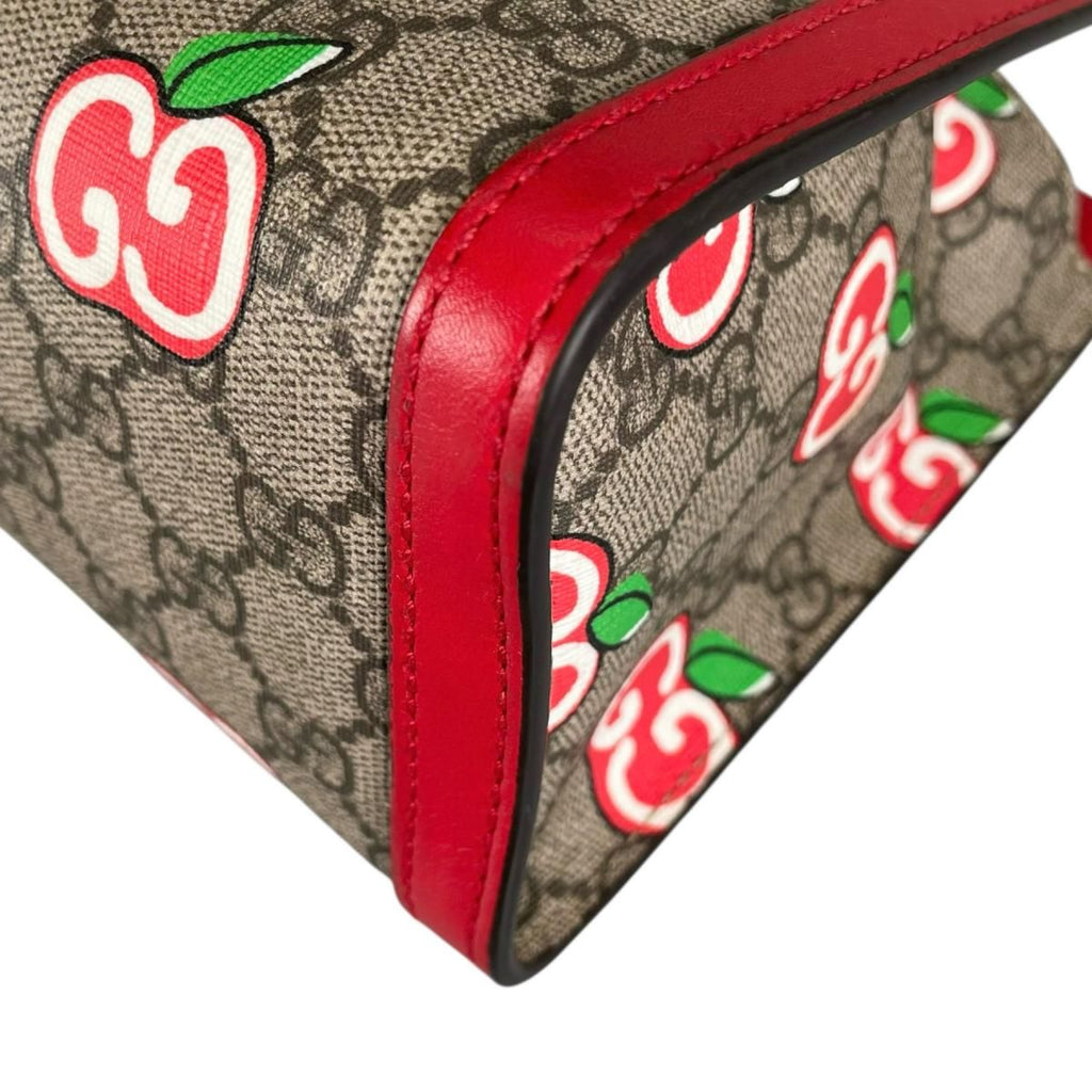 Gucci GG Apple Shoulder Bag Padlock Bag Beige Red Multicolor — view 6