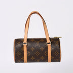 Louis Vuitton Handbag Mini Papillon 19 Monogram Brown Gold — view 2