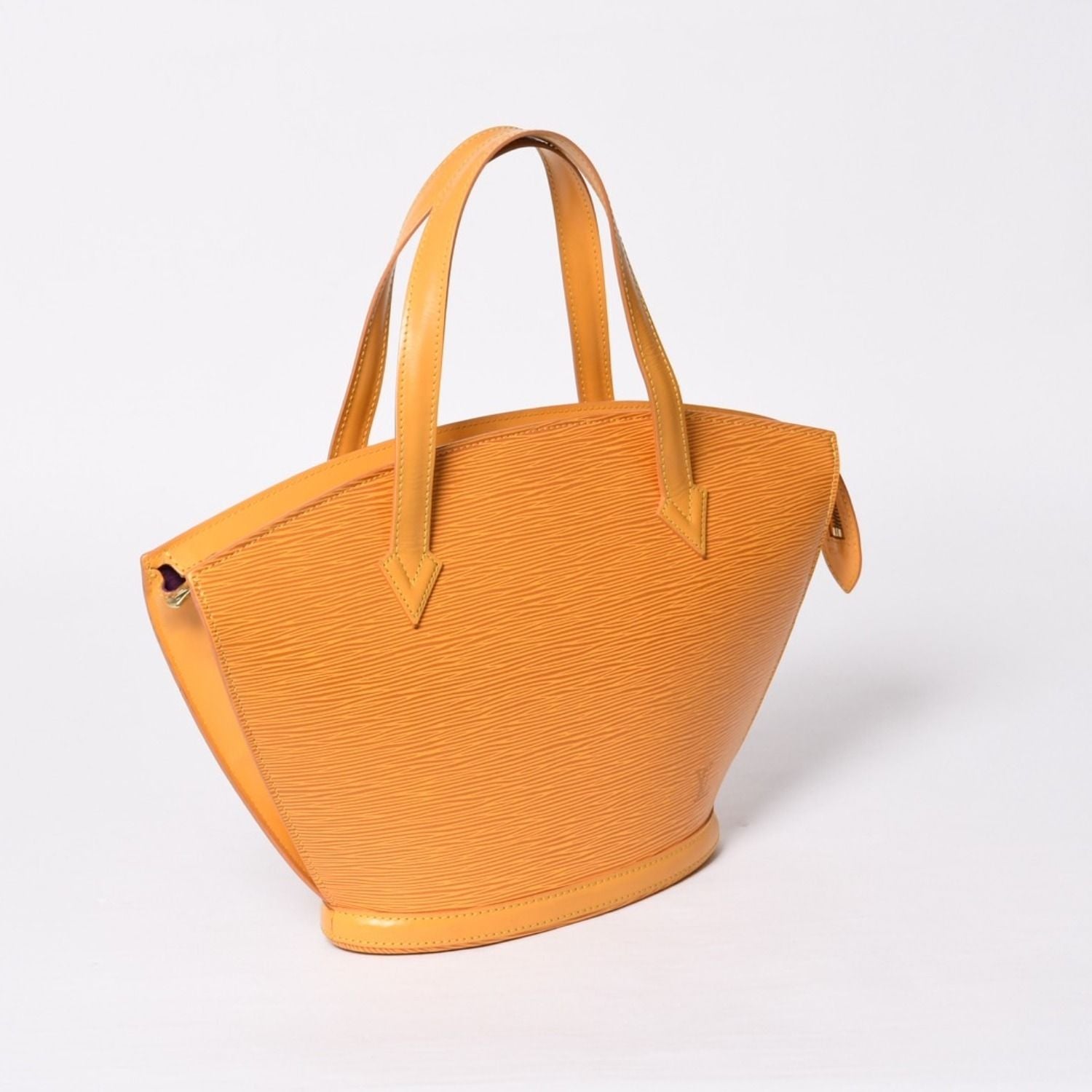 Louis Vuitton Saint Jacques PM Handbag Epi Leather Yellow Gold — view 3