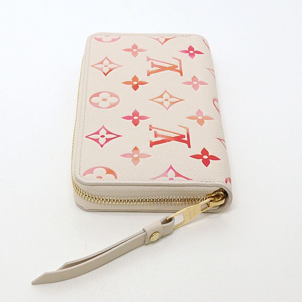 Louis Vuitton Zippy Wallet Sunrise Aquarelle Gold — view 4