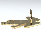 Hermes Scarf Ring Pegase Gravais Brass Permanent Yellow — view 5
