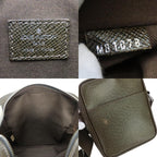 Louis Vuitton Shoulder Bag Dimitri Taiga Grizzly Brown Crossbody Casual Daily — view 5