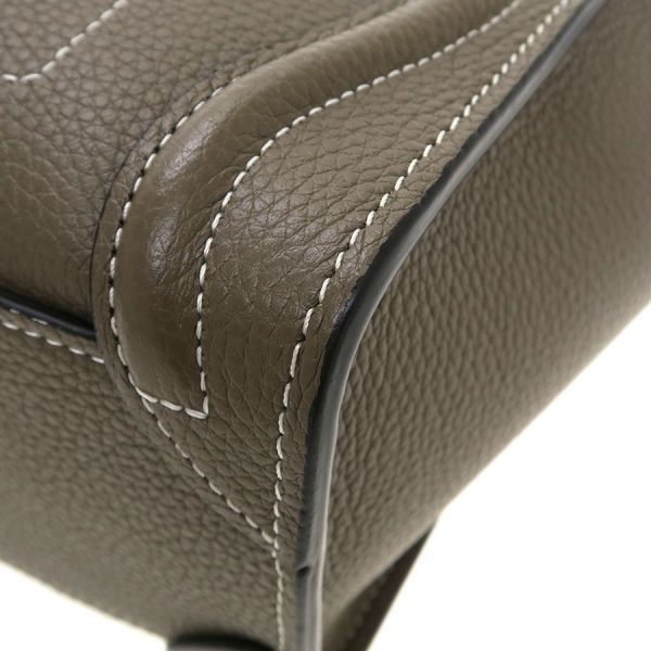 Celine Luggage Nano Drummed Calfskin Messenger Bag — view 4