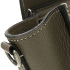Celine Luggage Nano Drummed Calfskin Messenger Bag — view 6