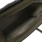 Celine Luggage Nano Drummed Calfskin Messenger Bag — view 2