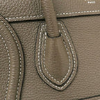 Celine Luggage Nano Drummed Calfskin Messenger Bag — view 8