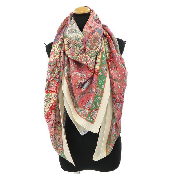 Hermes Carre Geant Cashmere Silk Scarf — view 9