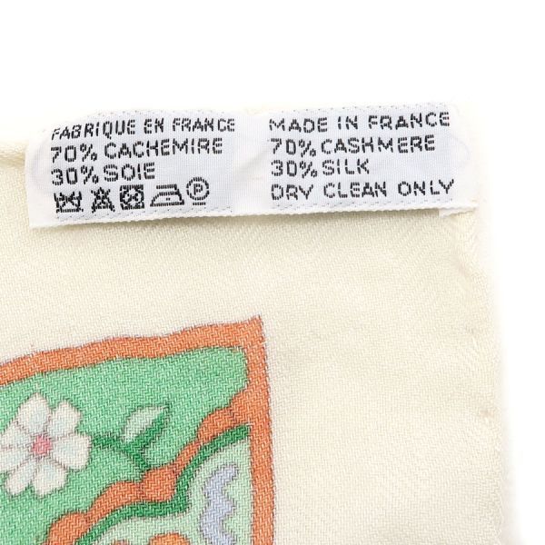 Hermes Carre Geant Cashmere Silk Scarf — view 8