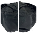 Prada Tessuto Black Silver Nylon Shoulder Bag Pochette — view 3