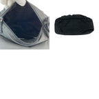 Prada Tessuto Black Silver Nylon Shoulder Bag Pochette — view 9
