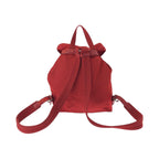 Prada Tessuto Red Silver Nylon Luc Backpack — view 2
