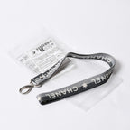 Chanel Sports Line Neck Strap Key Holder CC Logo Gray Silver