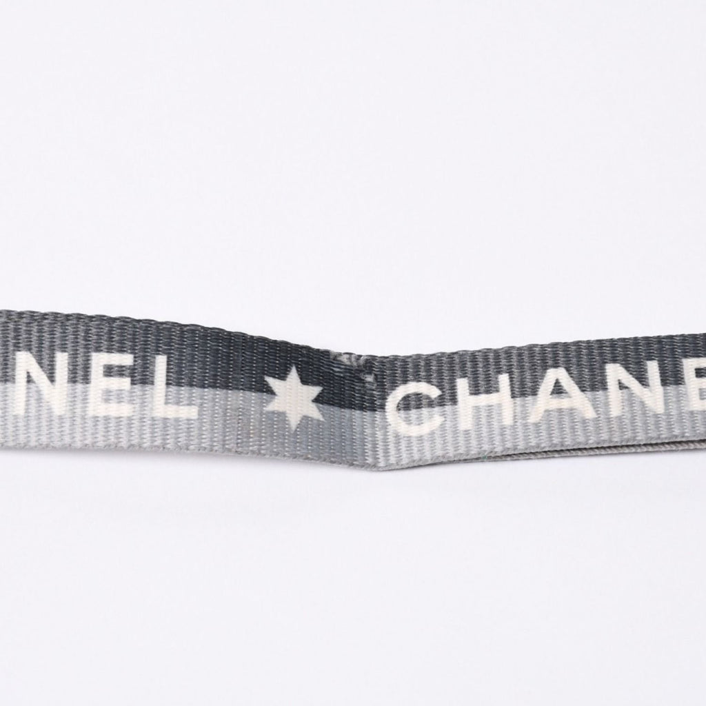 Chanel Sports Line Neck Strap Key Holder CC Logo Gray Silver — view 7