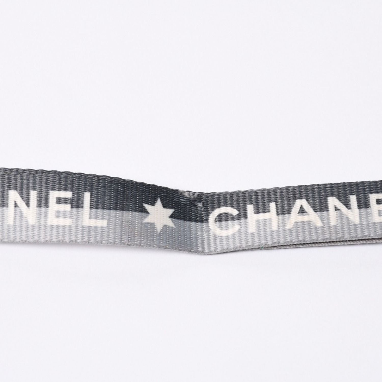 Chanel Sports Line Neck Strap Key Holder CC Logo Gray Silver — view 7