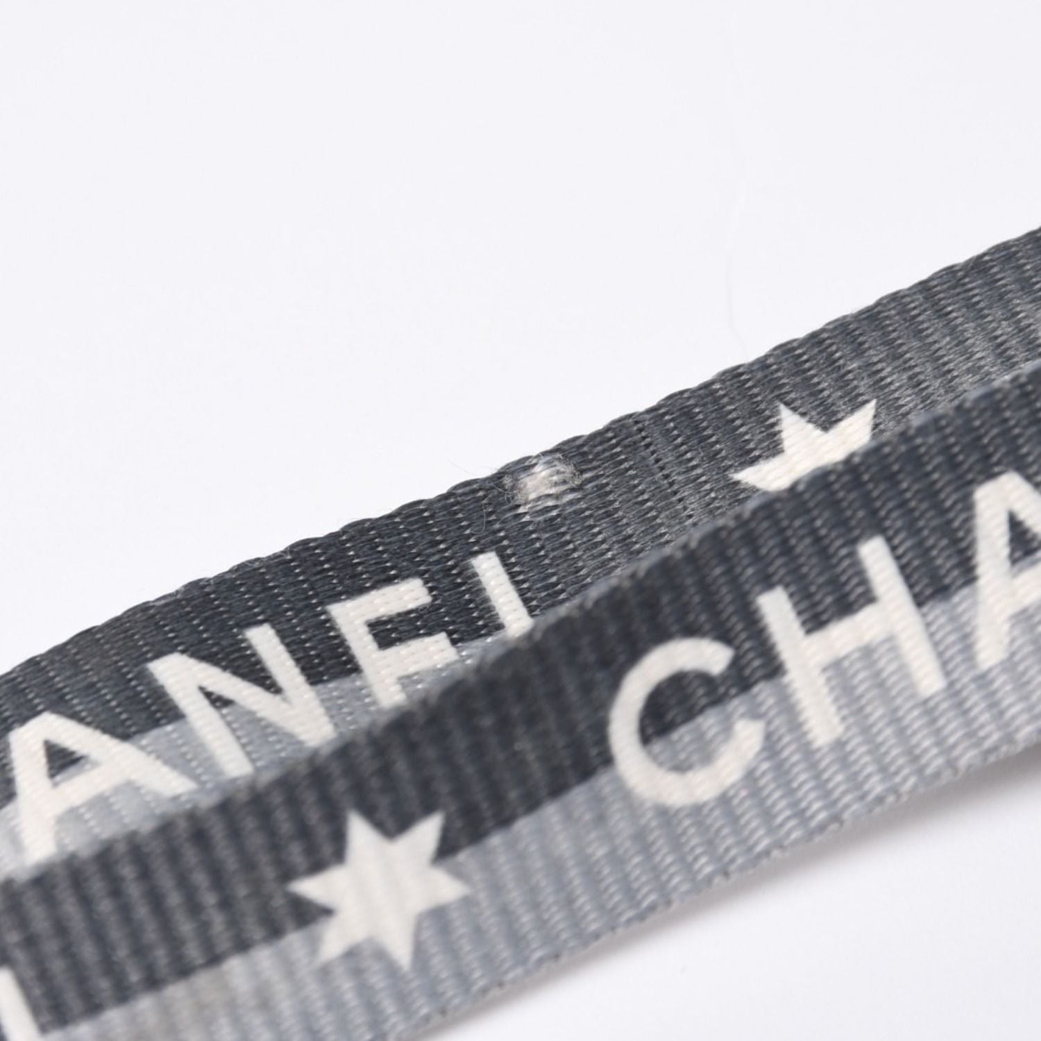 Chanel Sports Line Neck Strap Key Holder CC Logo Gray Silver — view 8
