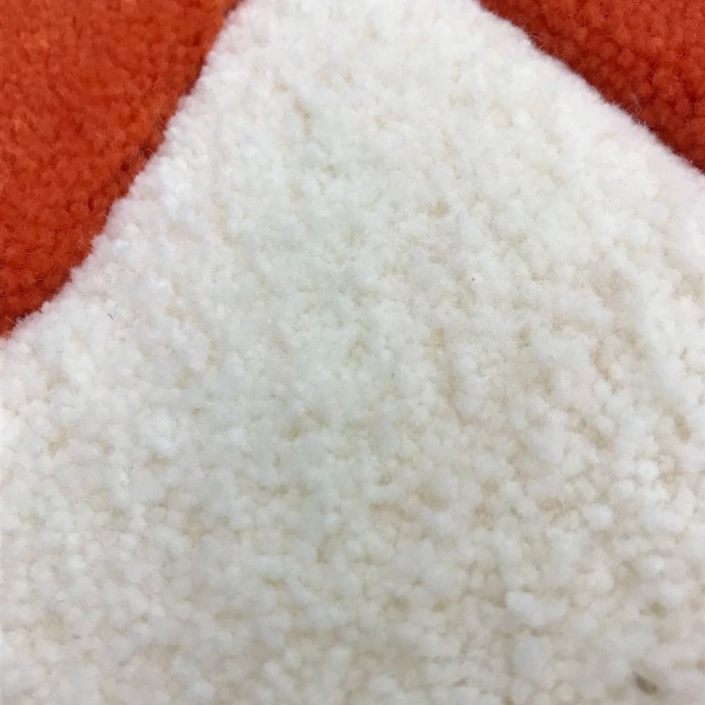 Louis Vuitton Object Logo Bicolor Rug Mat Carpet Wool White Shoulder Bag — view 8