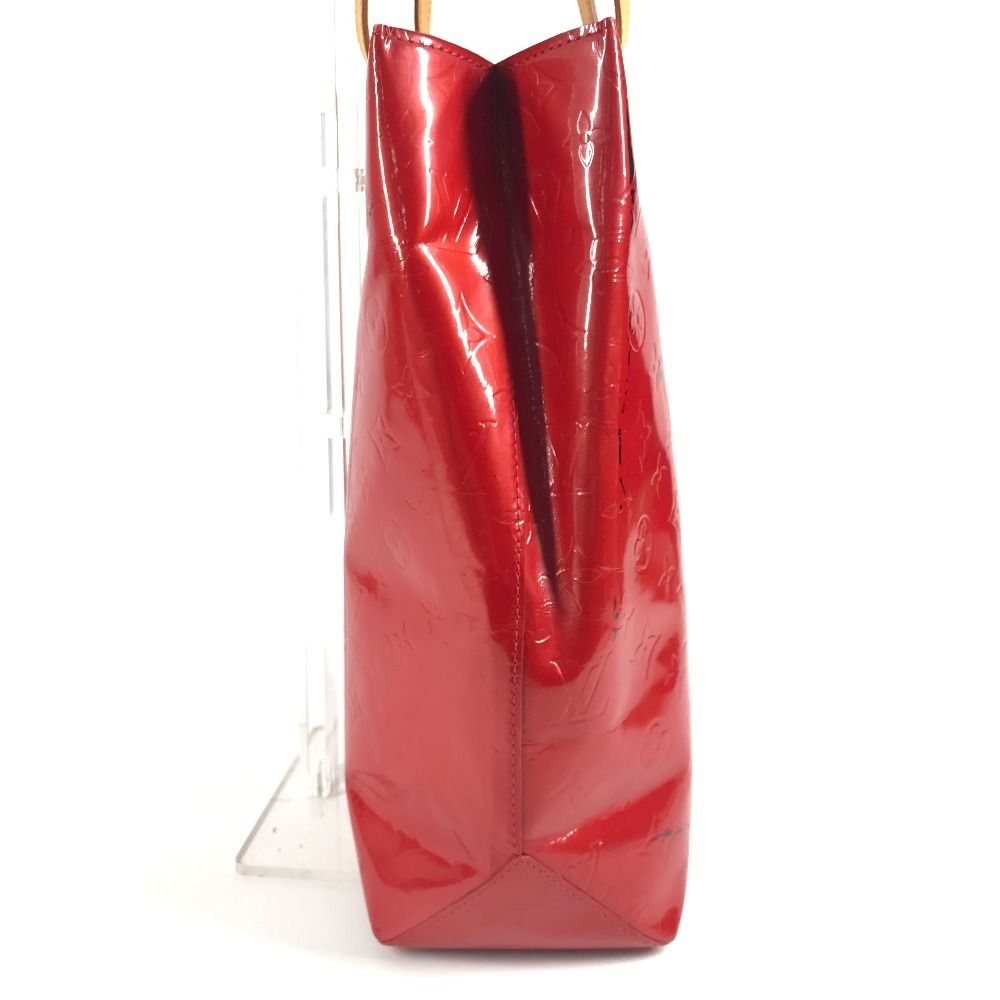 Louis Vuitton Shoulder Bag Reed MM Monogram Vernis Canvas Rouge Red — view 2