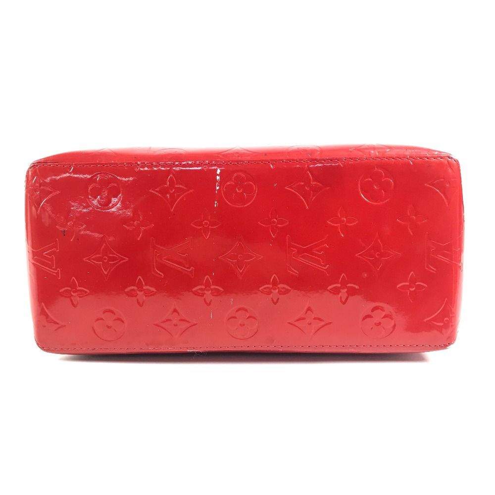 Louis Vuitton Shoulder Bag Reed MM Monogram Vernis Canvas Rouge Red — view 4