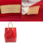 Louis Vuitton Shoulder Bag Reed MM Monogram Vernis Canvas Rouge Red — view 9