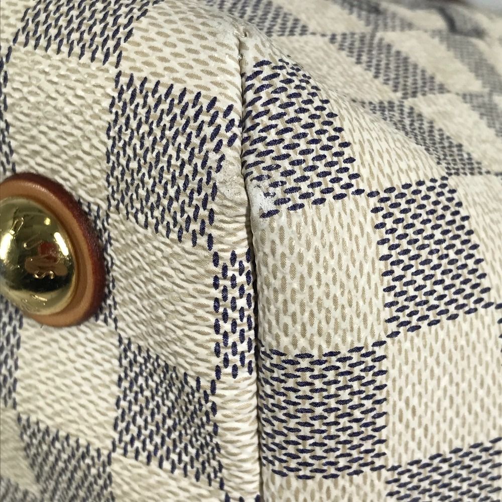 Louis Vuitton Shoulder Bag Cabas PM Damier Azur Canvas White — view 6